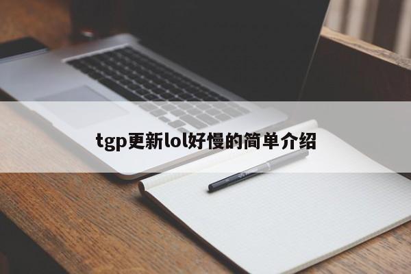 tgp更新lol好慢的简单介绍