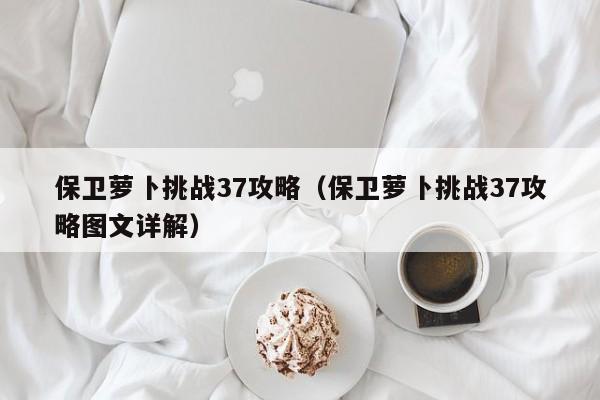 保卫萝卜挑战37攻略（保卫萝卜挑战37攻略图文详解）